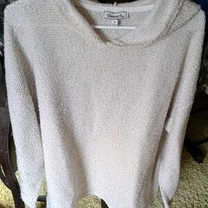 Chances R. Cream Cozy Crewneck Sweater